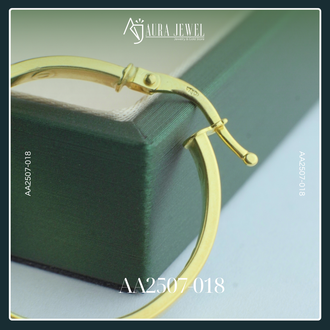 18k Gold Earrings - Image 4