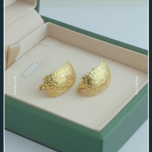 18k Gold Clip Earrings