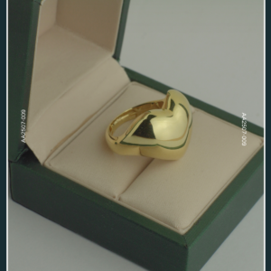 18K GOLD HEART RING