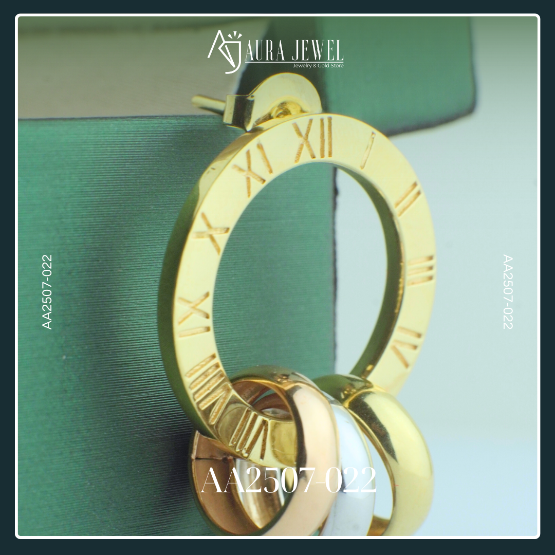 18k Gold Earrings - Image 2