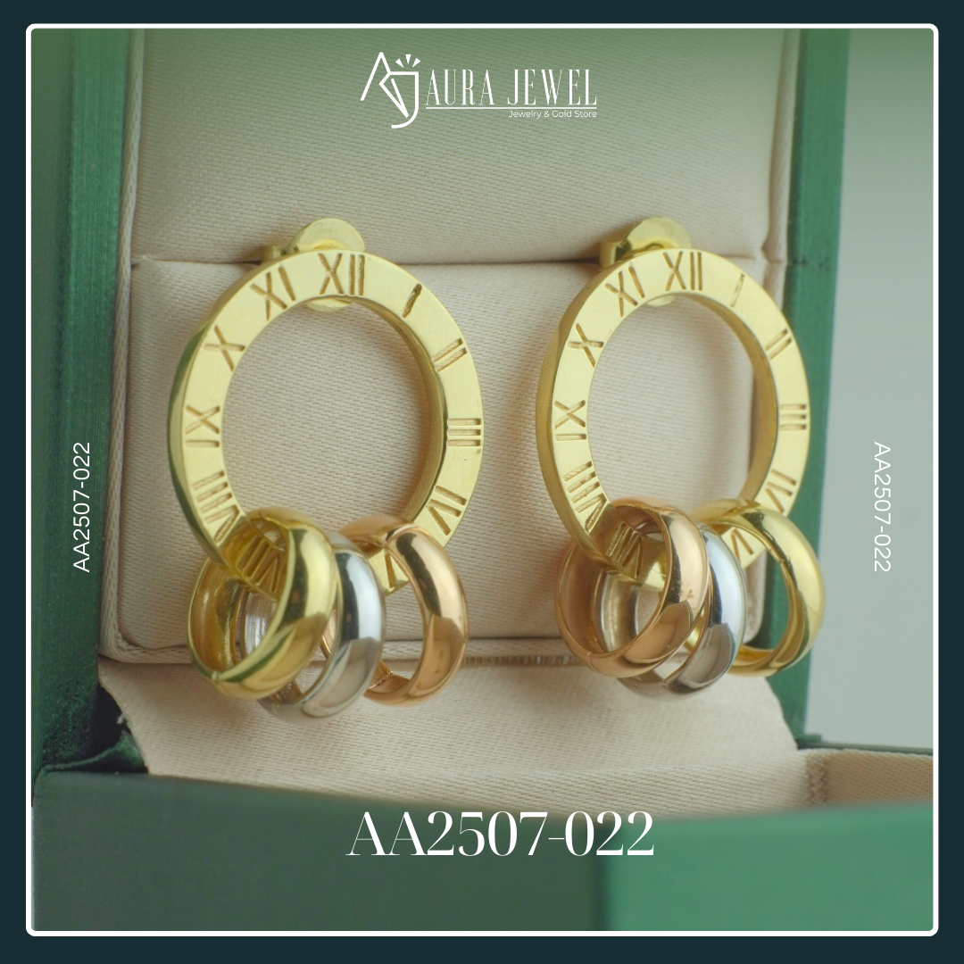 18k Gold Earrings - Image 4