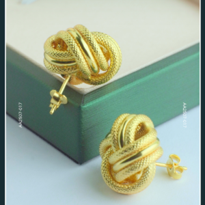 18K KNOT GOLD EARRINGS