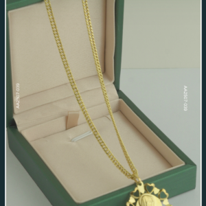 18K GOLD CHAIN WITH PENDANT
