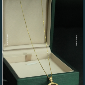 18K GOLD CHAIN WITH PENDANT