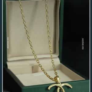 18K GOLD CHAIN WITH PENDANT