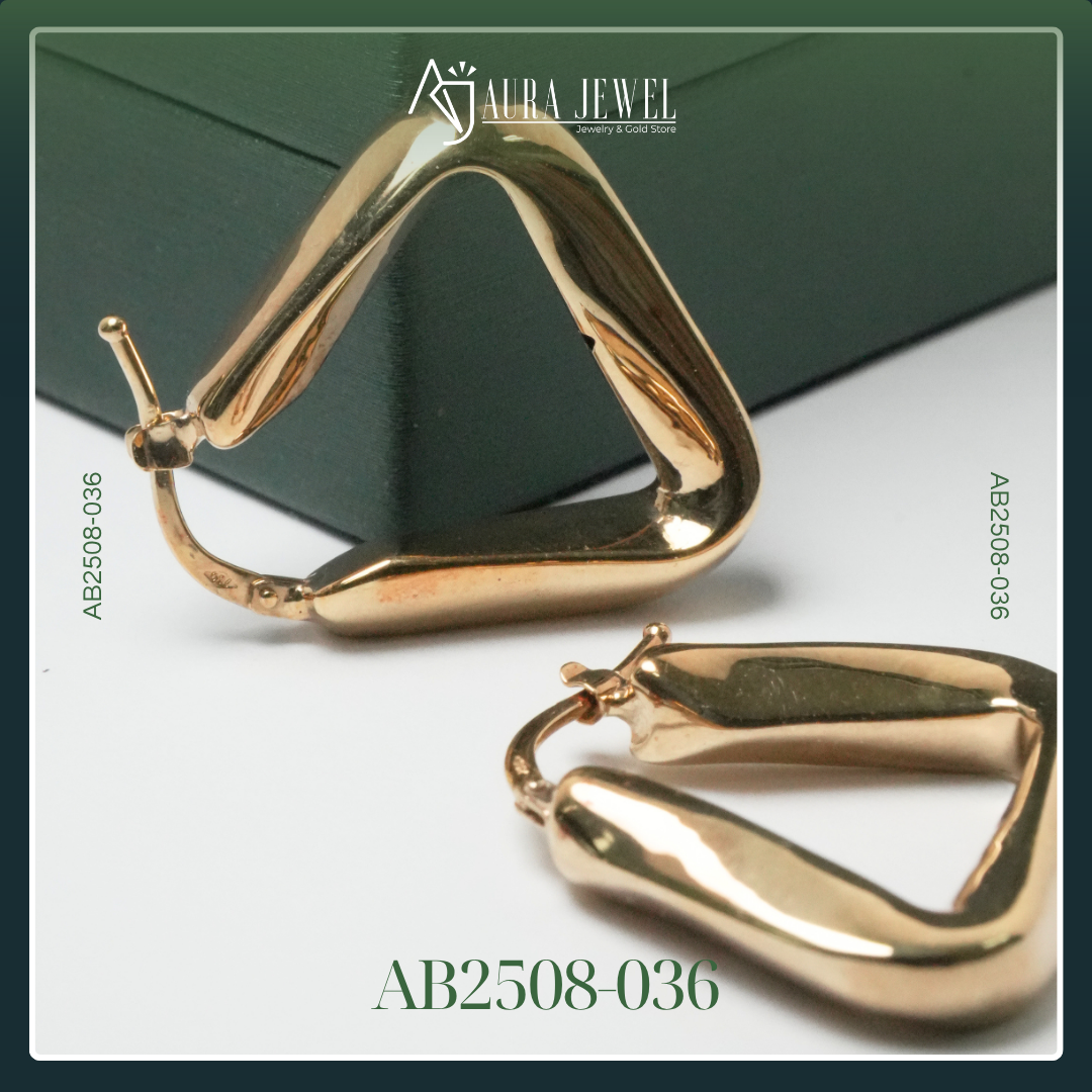 18K GOLD EARRINGS - Image 3