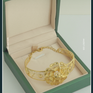 21K FLOWER BANGLE
