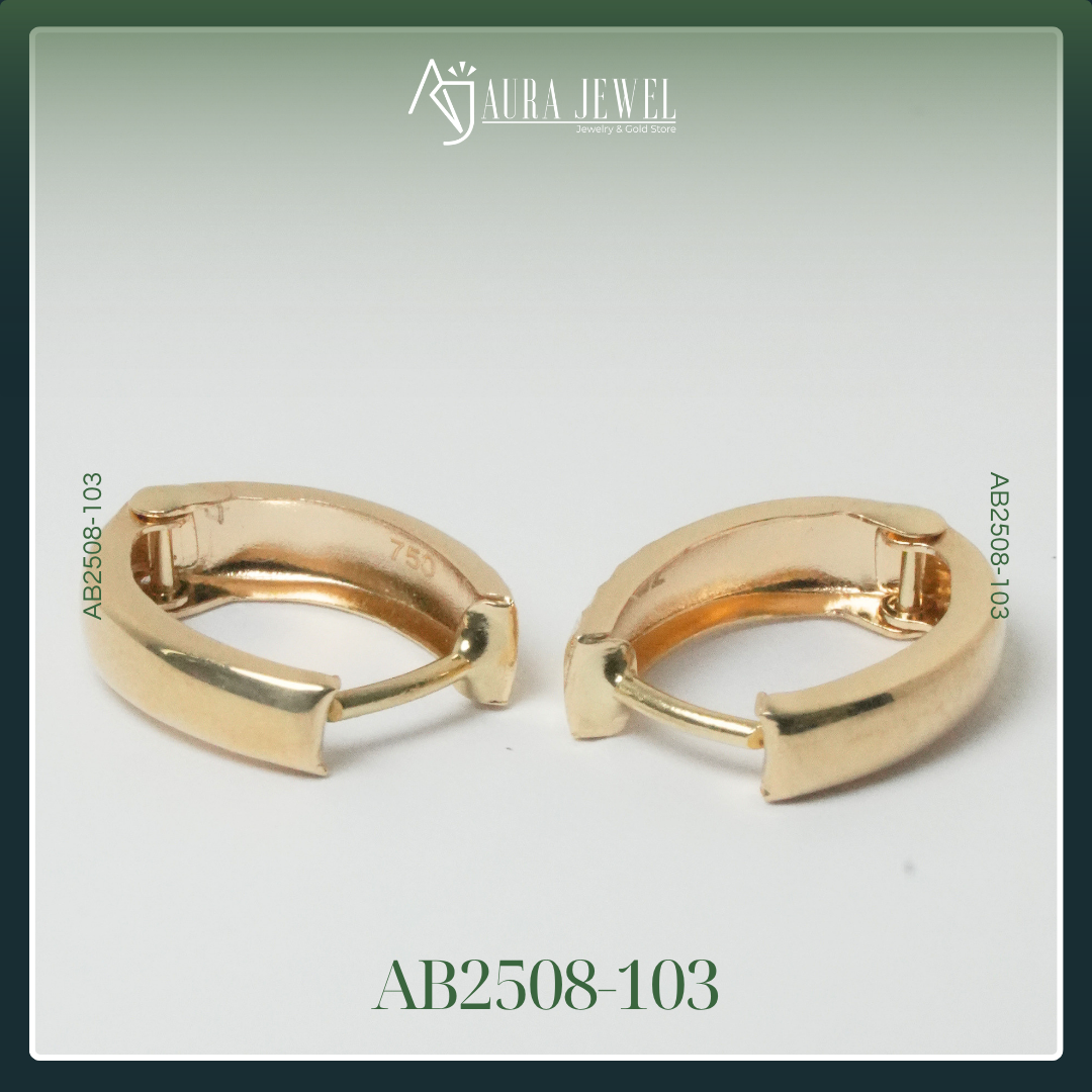 18K GOLD EARRINGS - Image 2