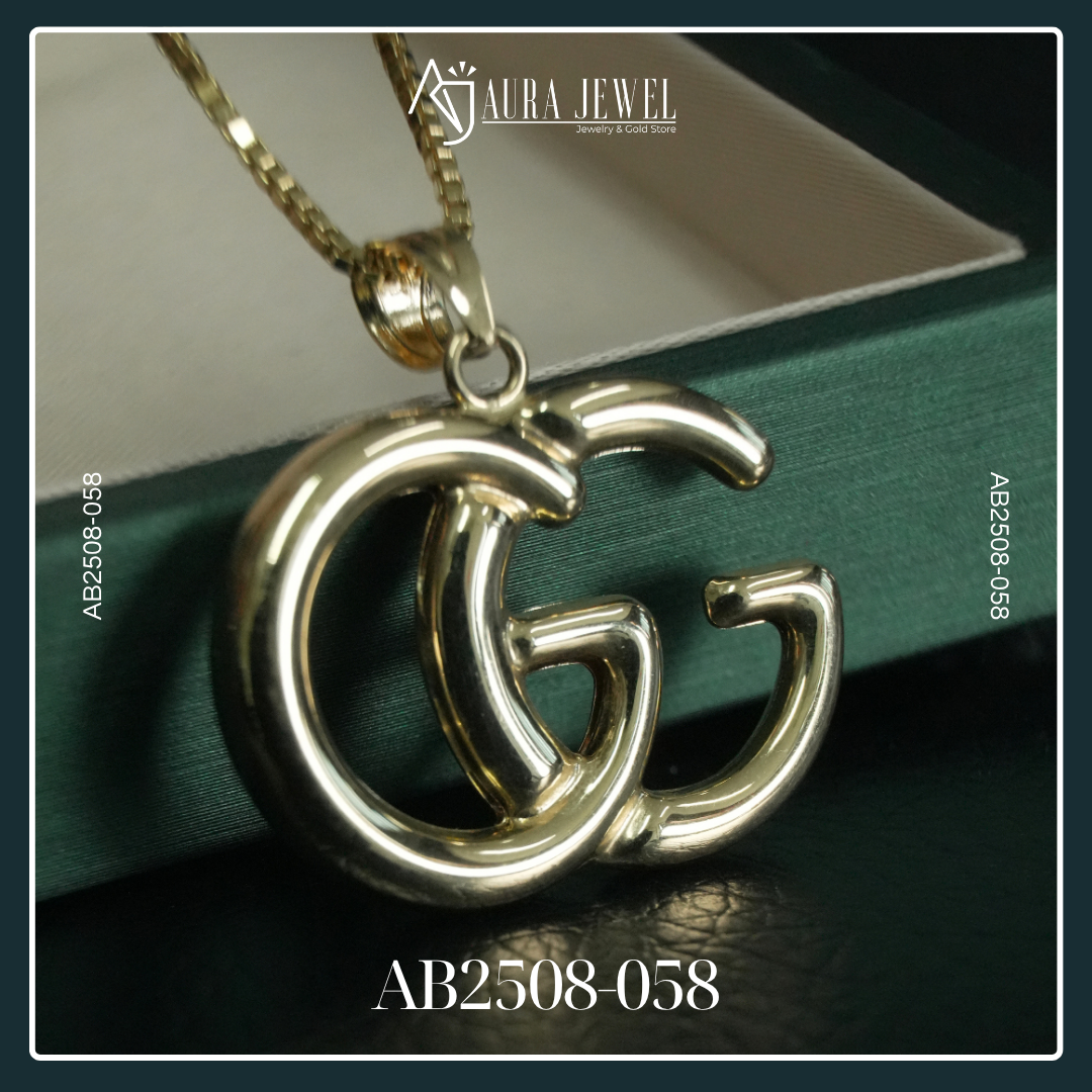 18K GOLD CHAIN WITH PENDANT - Image 3
