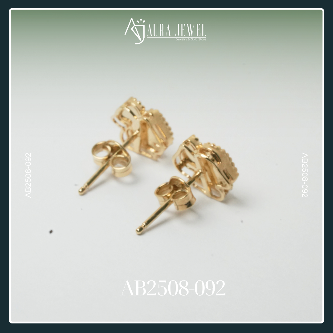18K GOLD EARRINGS - Image 2