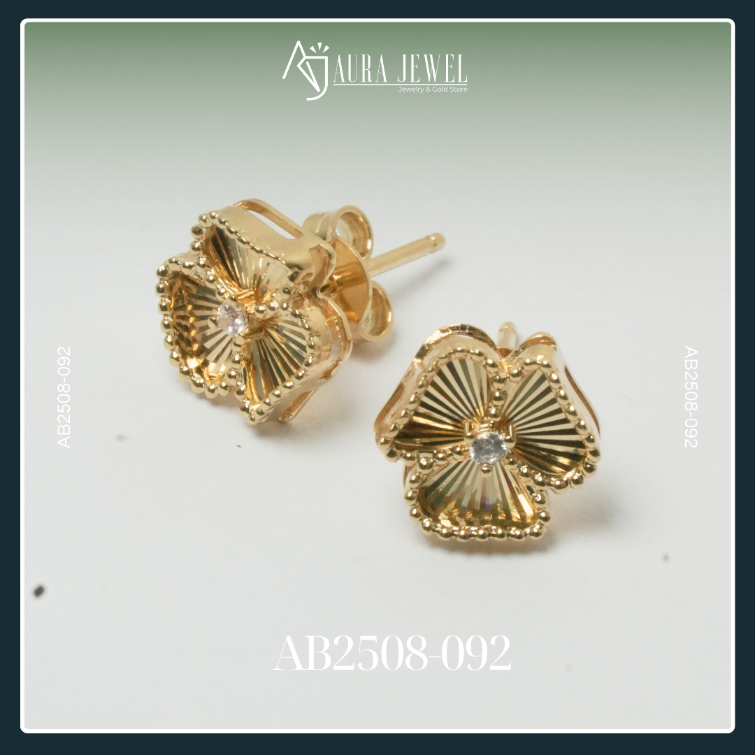 18K GOLD EARRINGS - Image 4