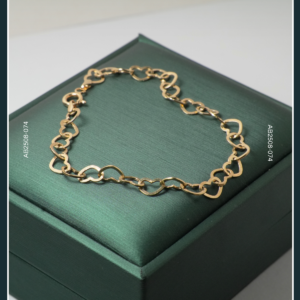 18K HEART GOLD BRACELET