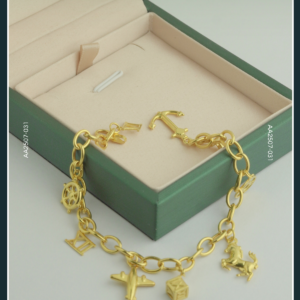 18K GOLD CHARM BRACELET