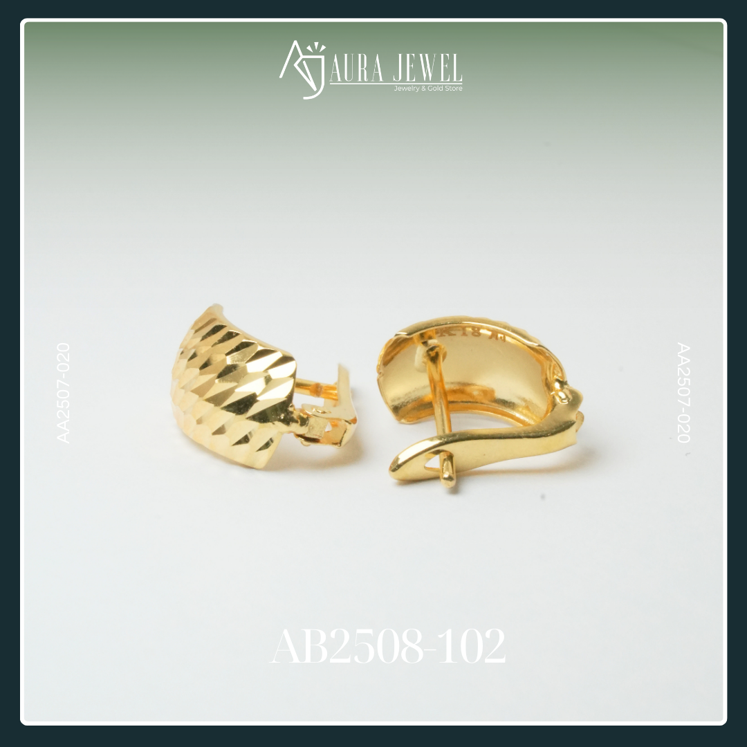 18K GOLD EARRINGS - Image 3