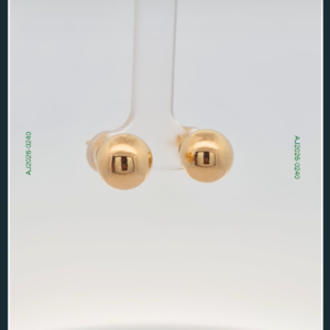 18K BALL GOLD EARRINGS