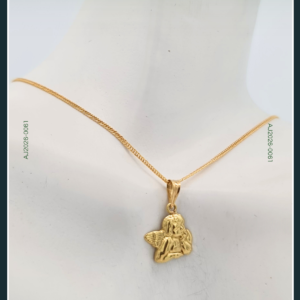 18K ANGEL GOLD CHAIN WITH PENDANT