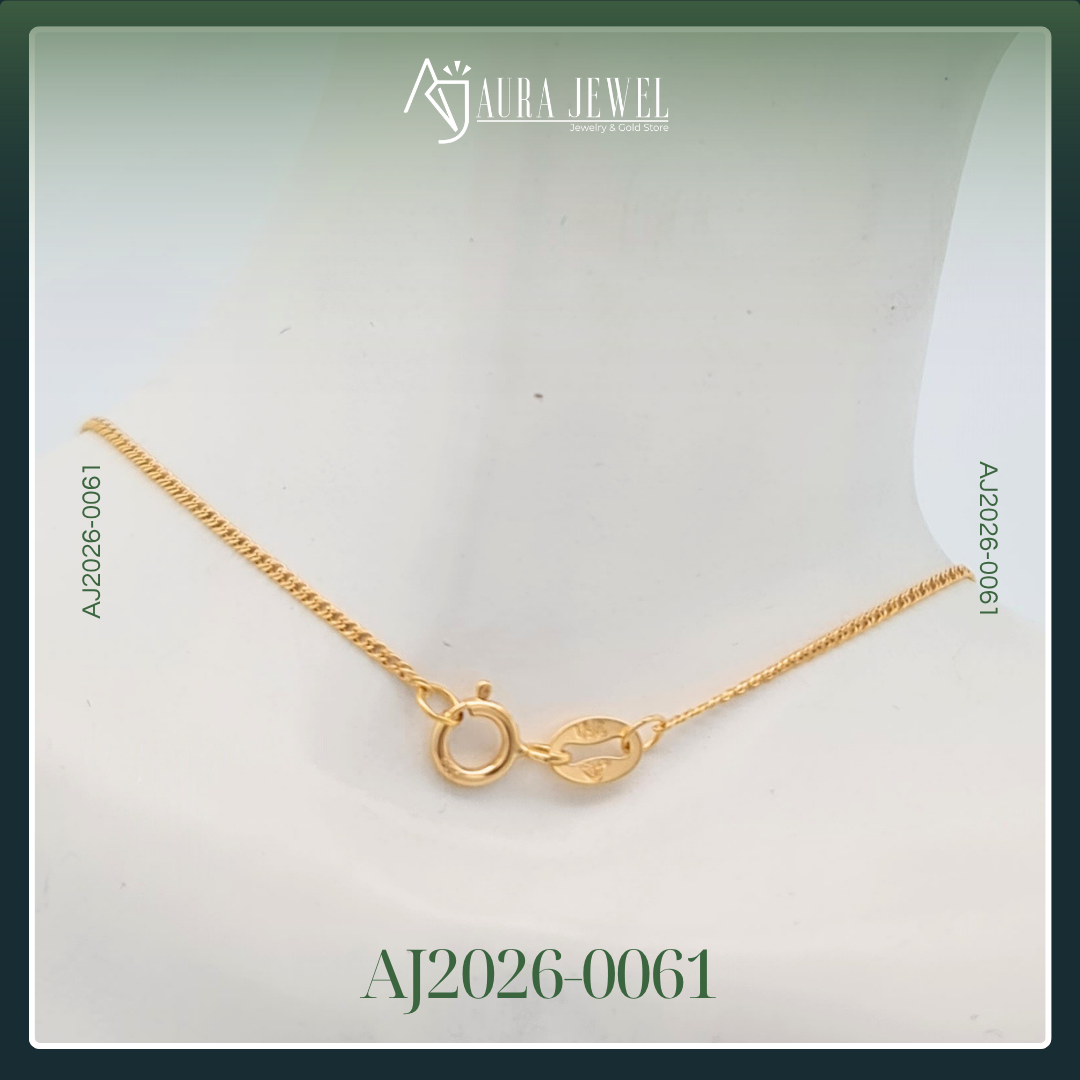 18K ANGEL GOLD CHAIN WITH PENDANT - Image 2