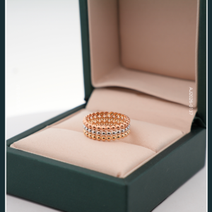 18K TRI COLOR GOLD RING