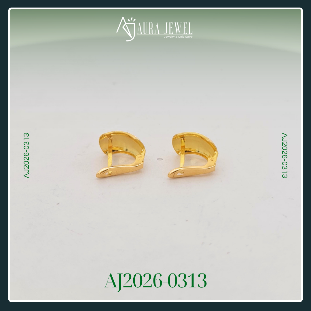 18K CLIP GOLD EARRINGS - Image 2