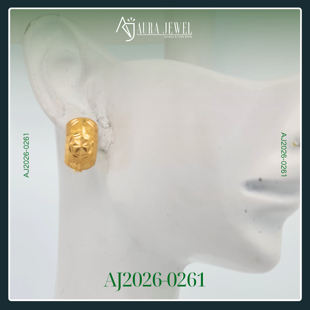 18K CLIP GOLD EARRINGS - Image 3