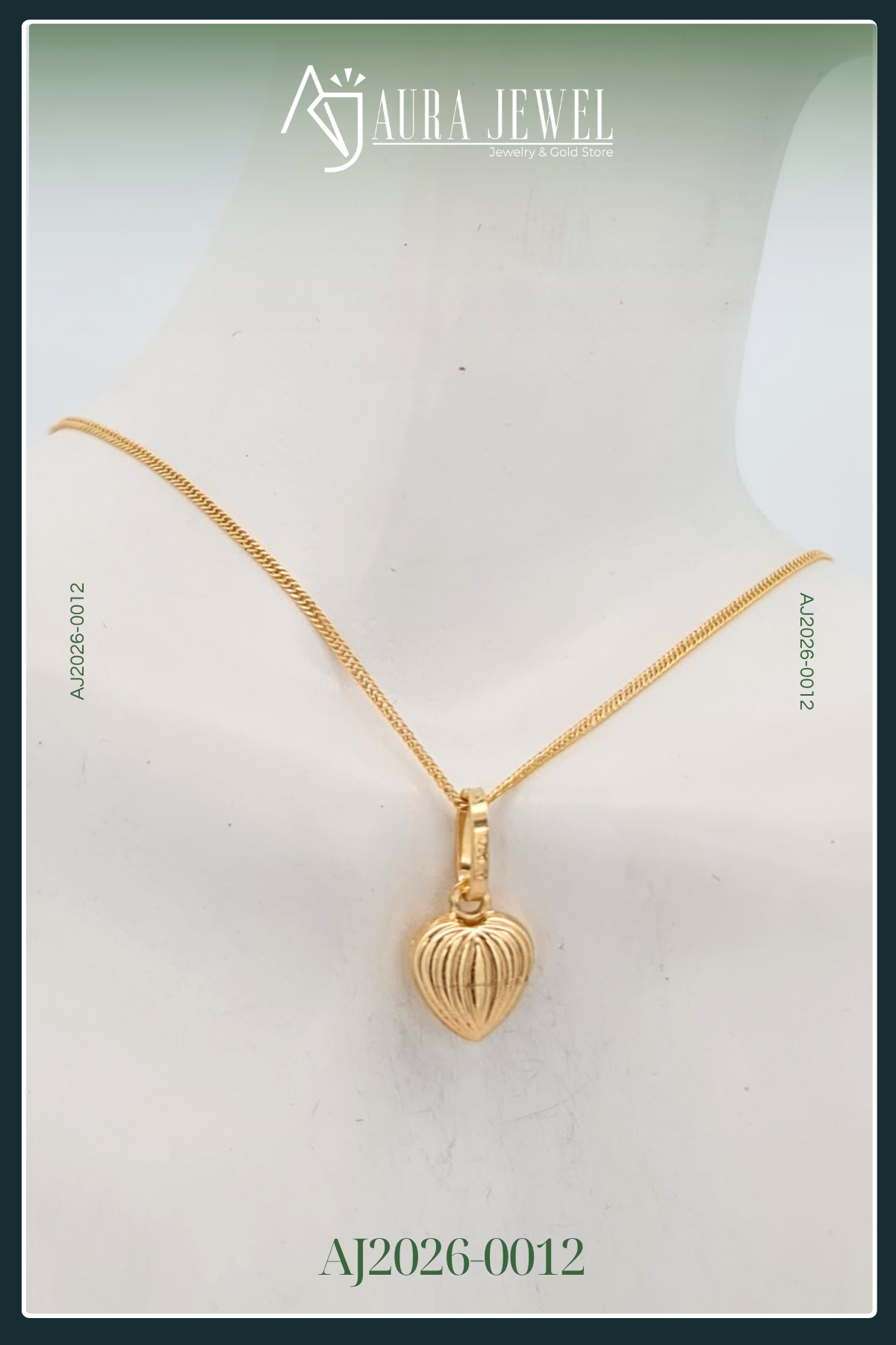 18K HEART GOLD EARRINGS