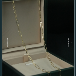 18K PAPERCLIP GOLD CHAIN
