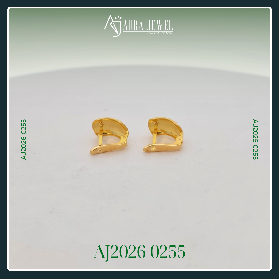 18K CLIP GOLD EARRINGS - Image 2