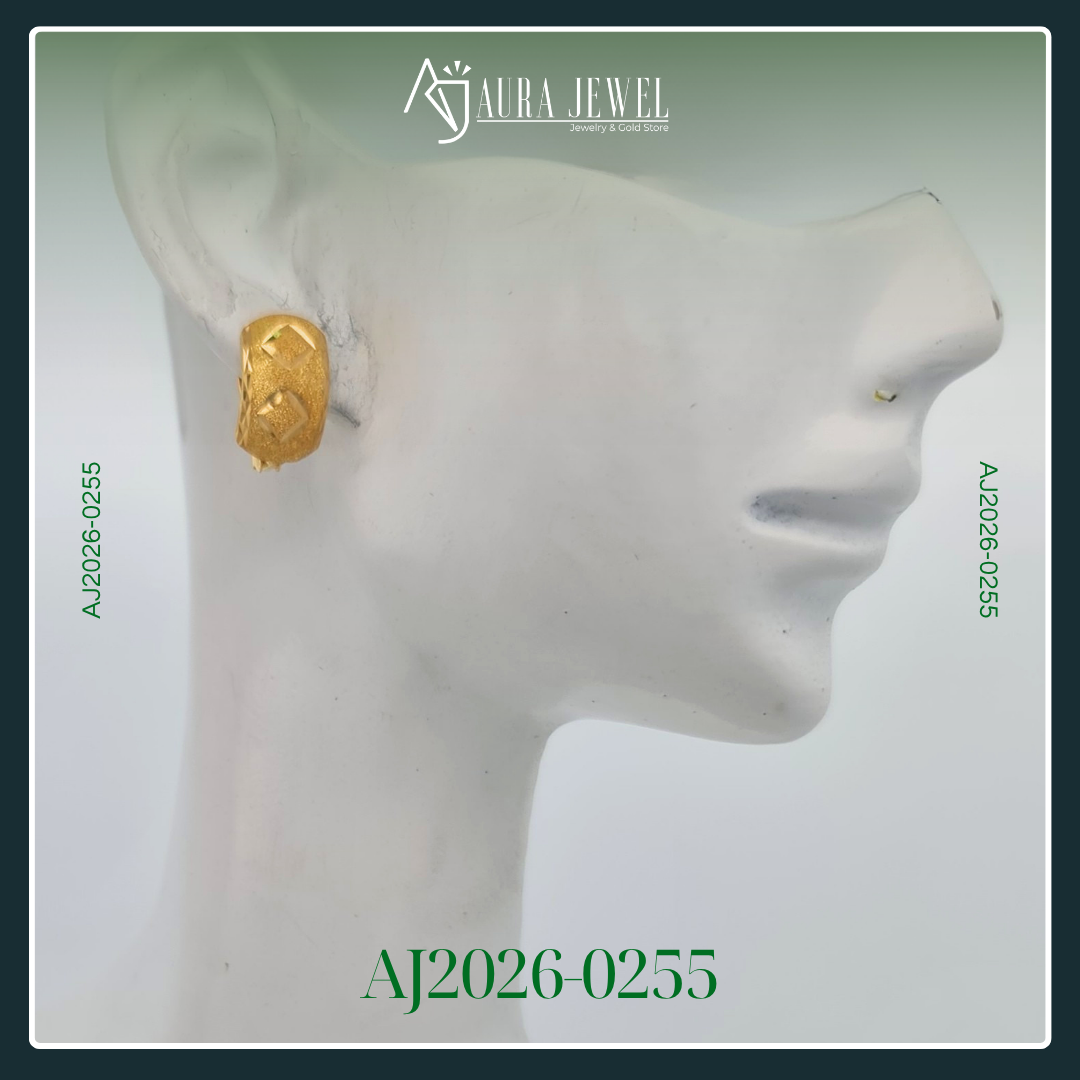 18K CLIP GOLD EARRINGS - Image 3