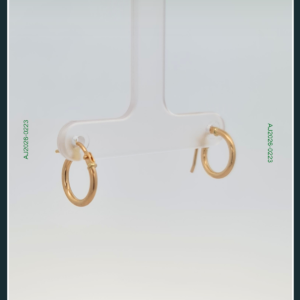 18K SMALL HOOP EARRINGS