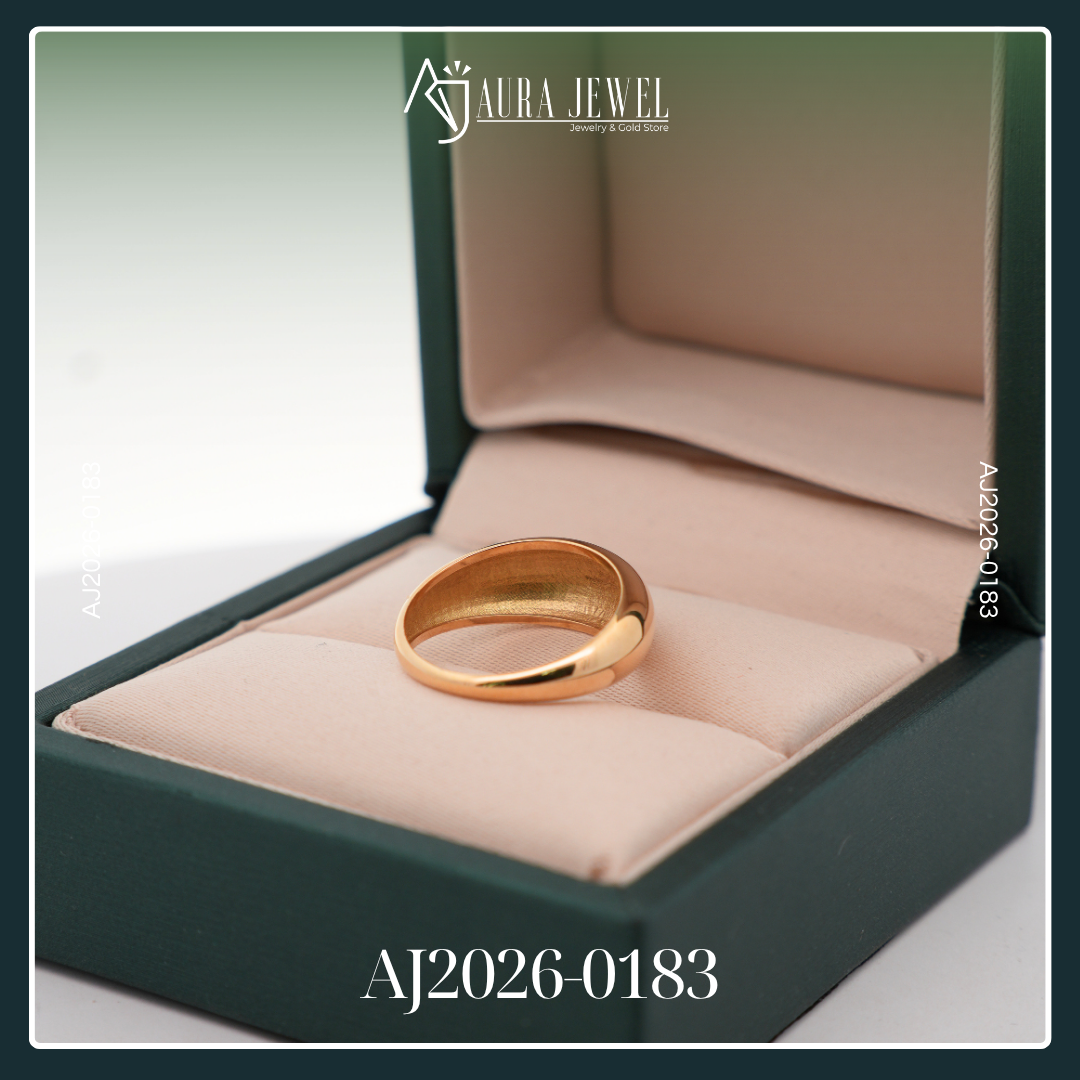 18K DOME GOLD RING - Image 2