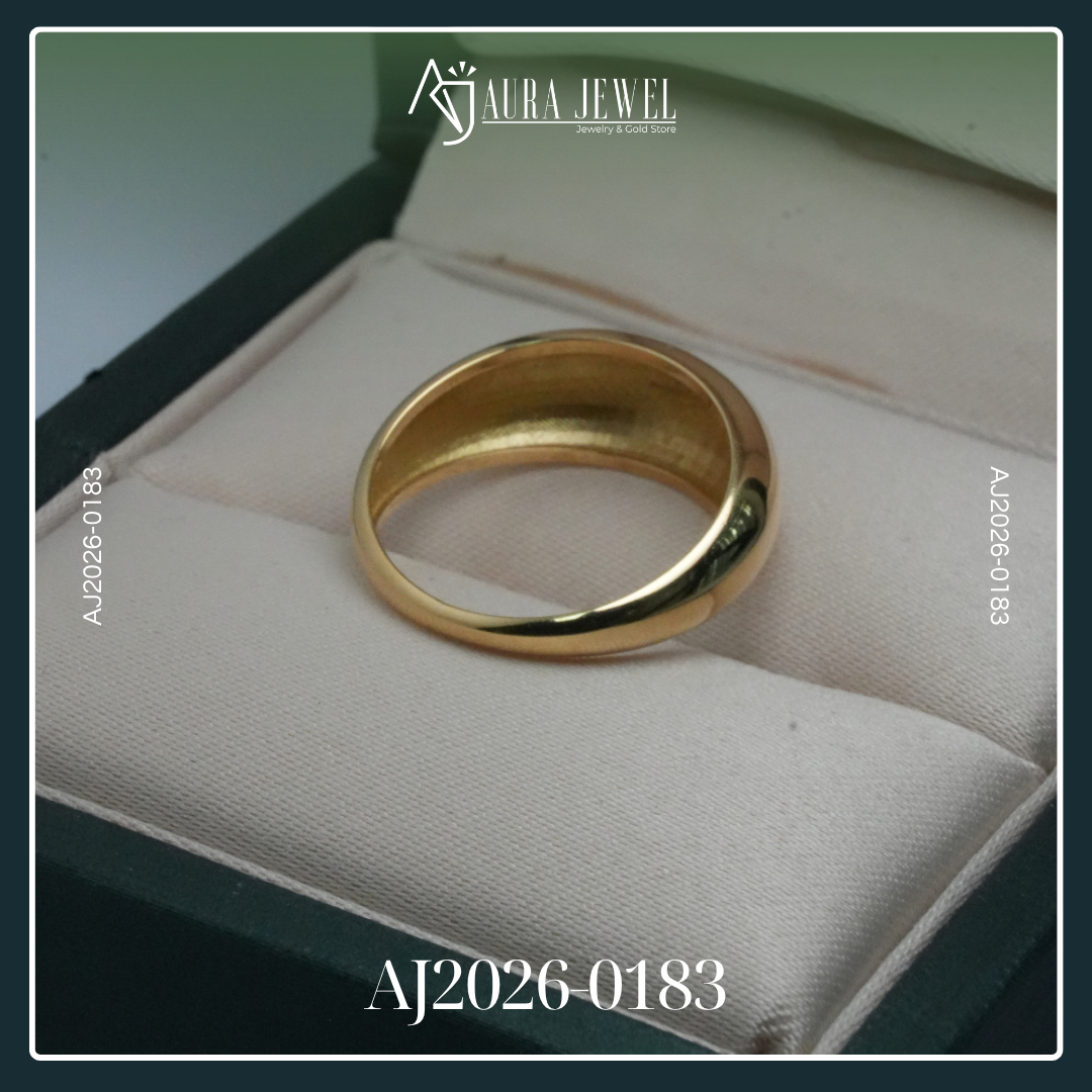 18K DOME GOLD RING - Image 3