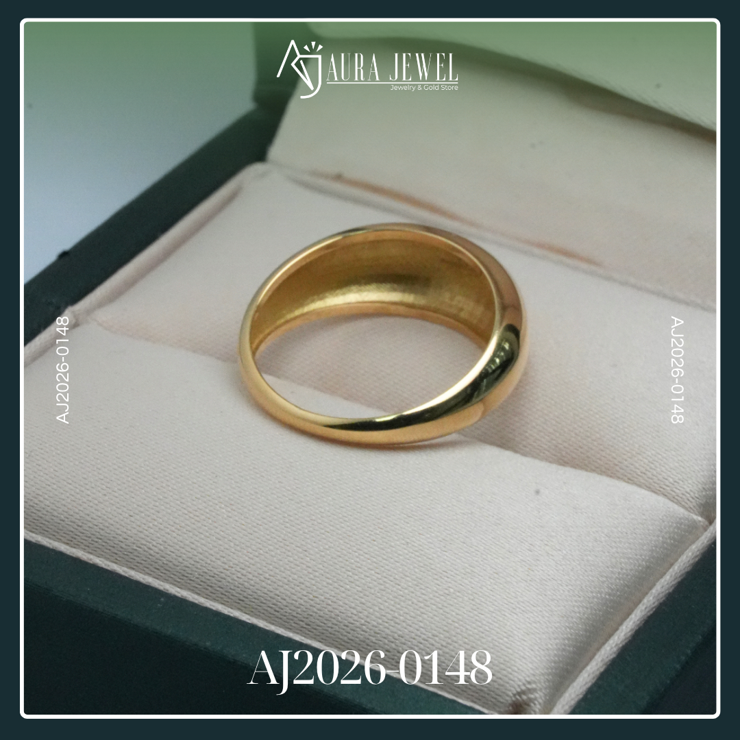 18K DOME GOLD RING - Image 3