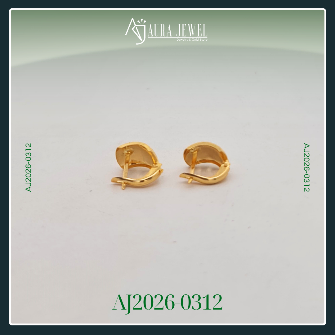18K CLIP GOLD EARRINGS - Image 2