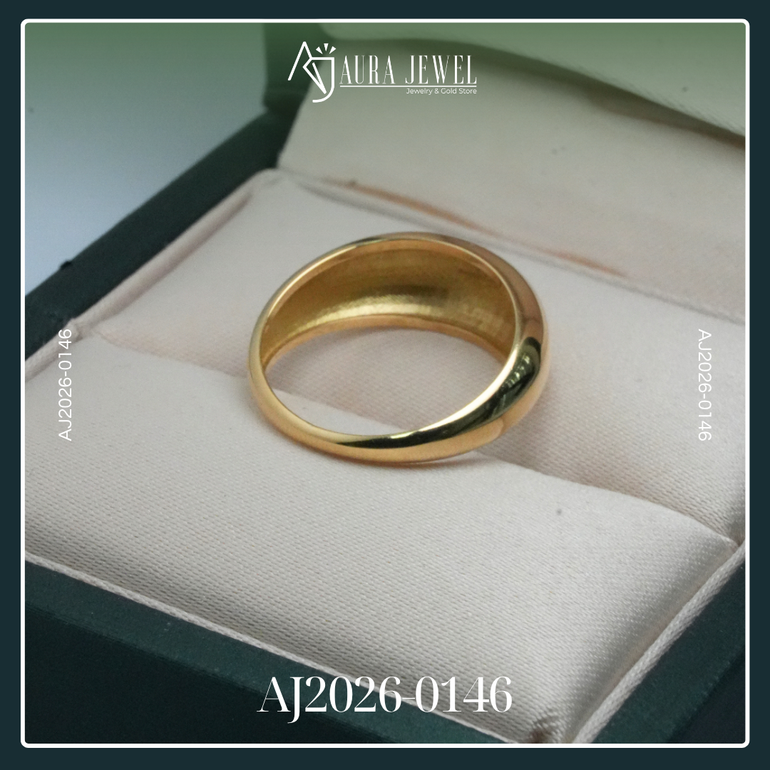 18K DOME GOLD RING - Image 3
