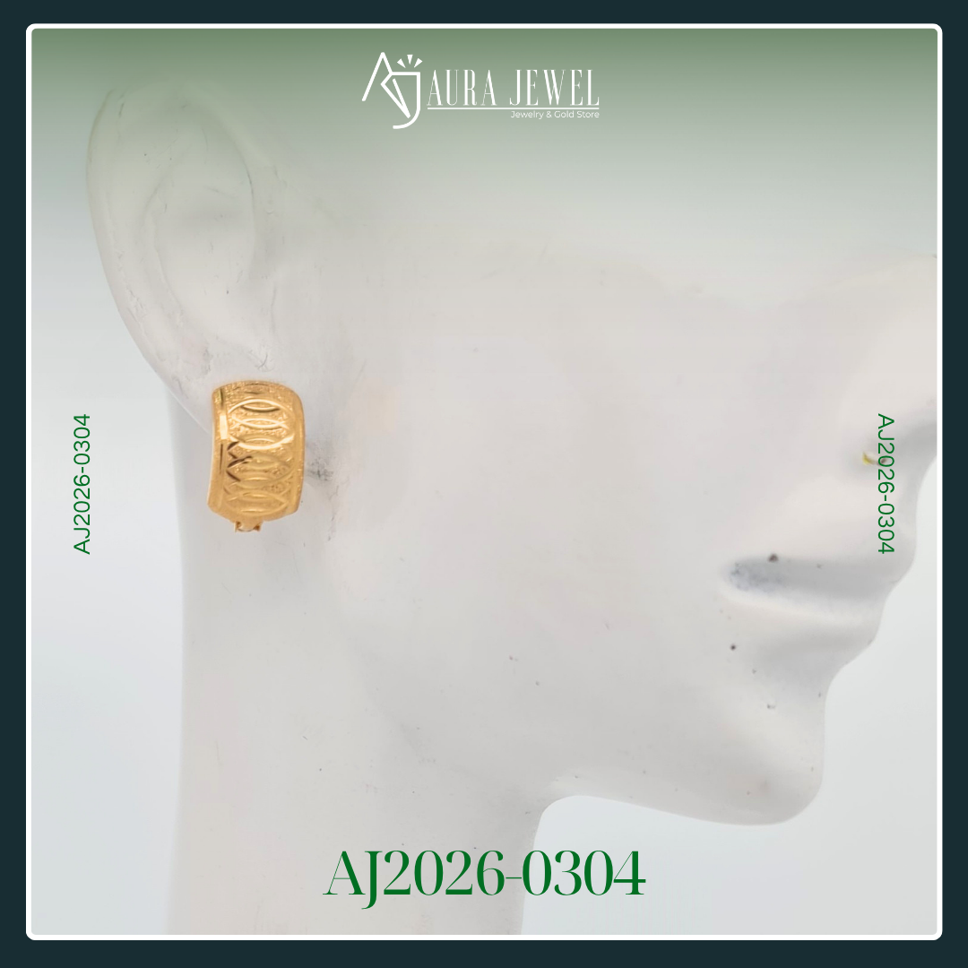 18K CLIP GOLD EARRINGS - Image 3