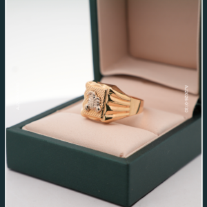 18K TWO TONE GOLD RING