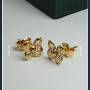 18K BUTTERFLY GOLD EARRINGS