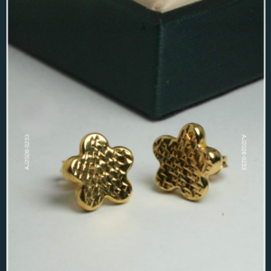 18K FLOWER GOLD EARRINGS