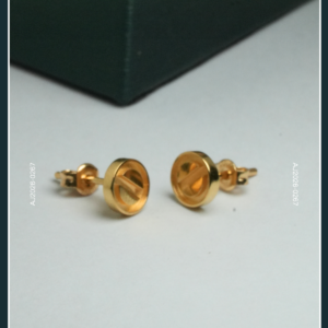 18K STUD GOLD EARRINGS