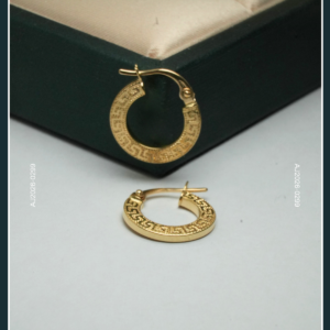 18K HOOP GOLD EARRINGS