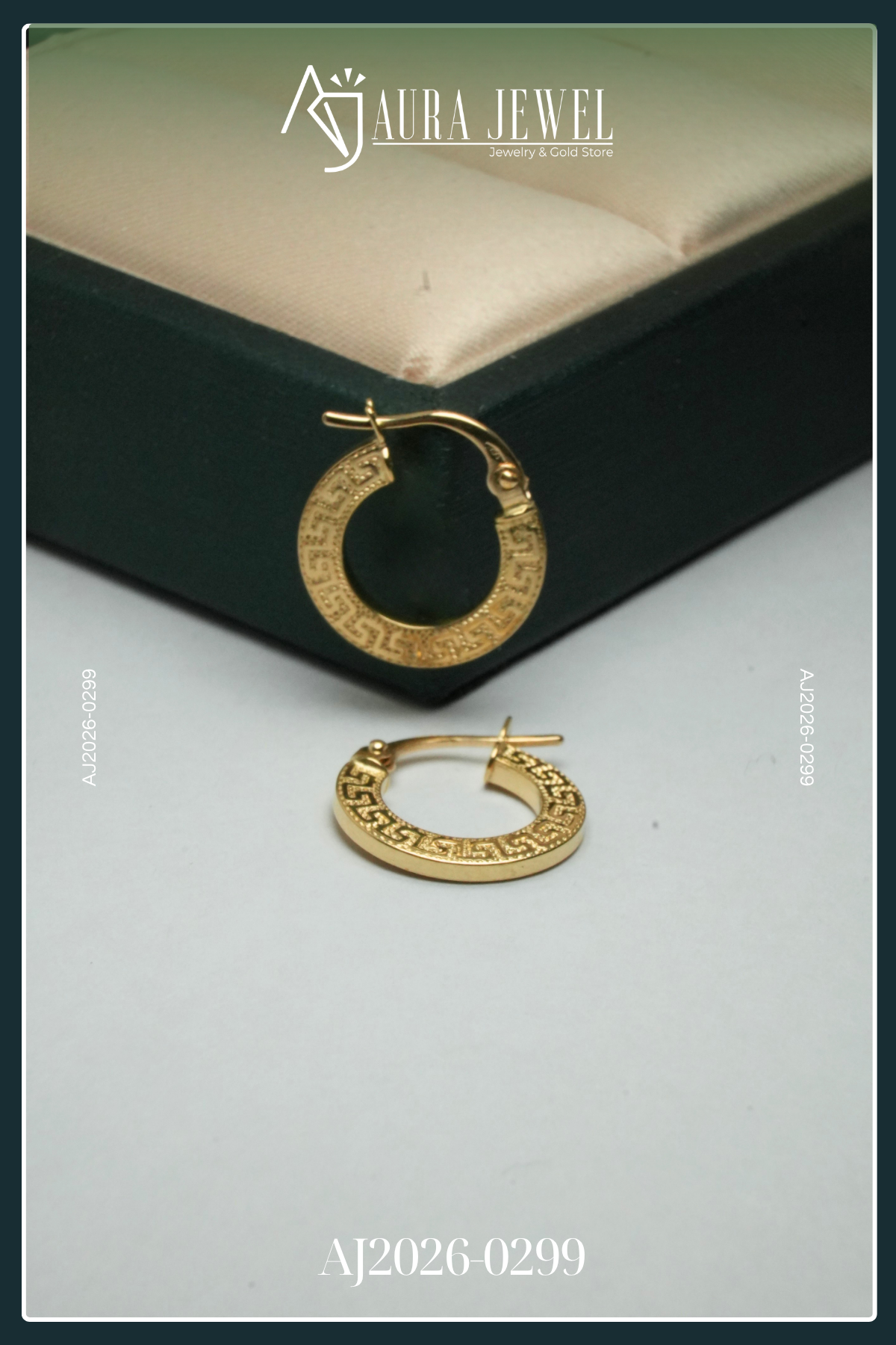18K HOOP GOLD EARRINGS