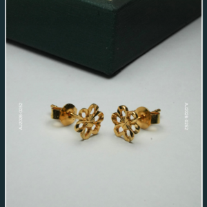 18K FLOWER GOLD EARRINGS