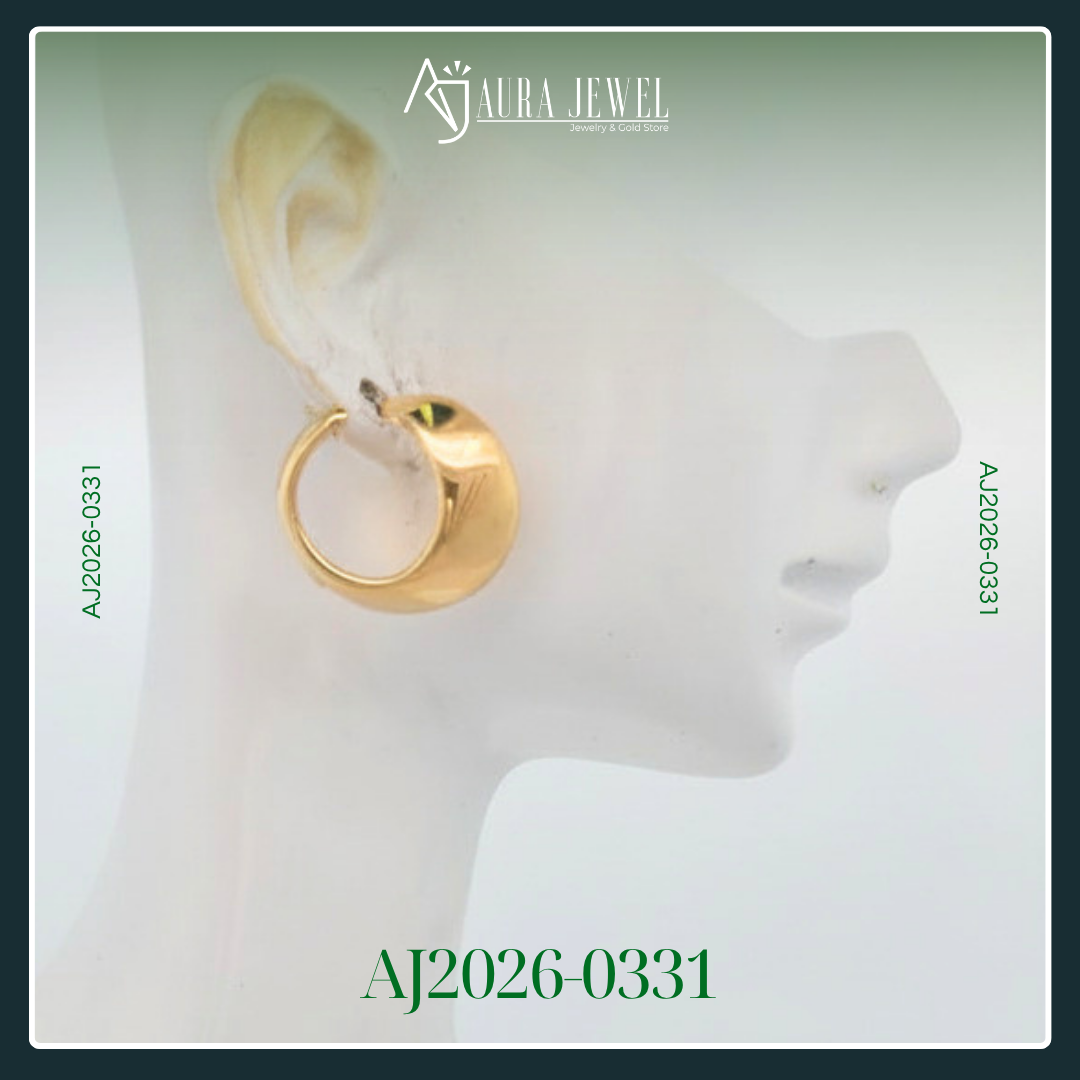 18K GOLD EARRINGS - Image 3