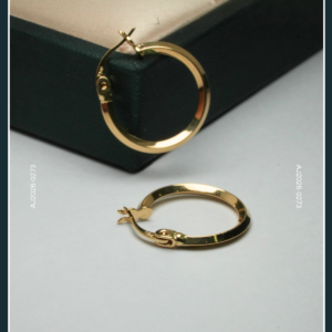 18K HOOP GOLD EARRINGS