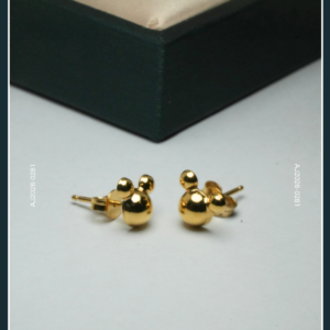 18K STUD GOLD EARRINGS