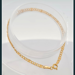 18K FIGARO BRACELET