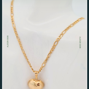 18K HEART GOLD CHAIN WITH PENDANT