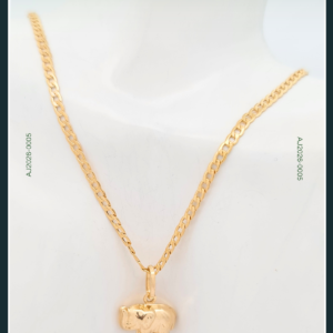 18K ELEPHANT GOLD CHAIN WITH PENDANT