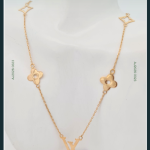 18K FLOWER GOLD NECKLACE