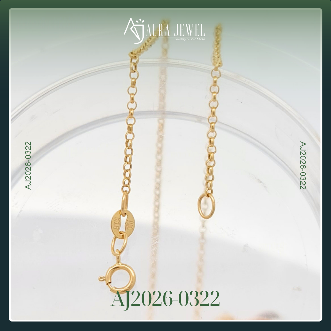 18K TRI-COLOR NECKLACE - Image 3